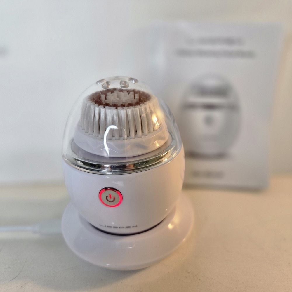 Liberex Sonic Vibrating Facial Cleansing Brush 1 Brush Head w/ 3 Modes - Tested